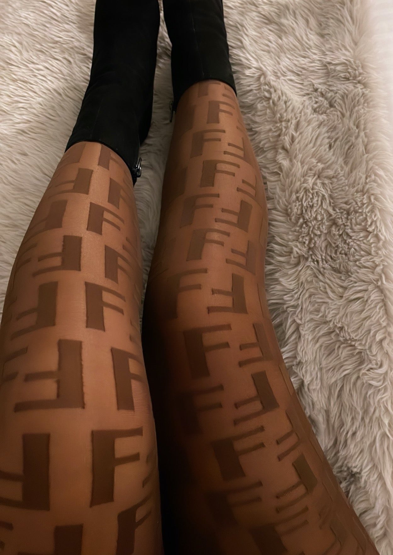 Brown Silk FF Tights – TMLSS Boutique